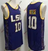 10 Angel Reese LSU Tigers Basketball Jerseys Mens Mens Womens Stitched Hailey 11 Van Lith LSU Jersey 2023 Чемпионат