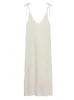 Robes décontractées de base Blanc Party Long sans dos creux Robe Femme 2023 Été Nouveau MIDI MIDI FROCH ROBES SLIFFURES FEMME VESTIDOS MUJER 240419