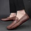 Scarpe casual maschili da uomo retrò moca