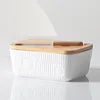 Plates European Style Embossed Ceramic Butter Box With Knife Bamboo Lid White Cheese Small Bowl Pan Kitchen Storage