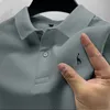 2024 Nya mens t-shirts Mens mode och casual polo skjortor högkvalitativ affärskomfort Kort ärmar Mens High End Tryckt Polo SH 240415