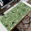 Poussions de souris poignet repose Kawaii Frog Mouse Pad Gamer Grand Mousepad Green Plant Clavier Personnalité Mause Tapis de tapis xxl Mat de bureau pour ordinateur portable Y240419