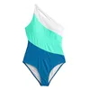 Damskie stroje kąpielowe jeden strój kąpielowy kostium kąpielowy przesuwający kolor kolorowy bikini