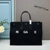 Tote Bag Fashion Canvas Totes Letters Flower Portable Beach Shoulder Shopping Casual Beach Bag Large Capacity Handbag Wholesale