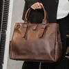 Briefcases Weysfor Men's Bags Genuine Leather Lawyer/office Bag For Men Laptop Documents