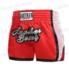 Shorts maschile pantaloncini da boxe tailandese pantaloncini da boxe thailandesi e palestra per adulti e bambini afferrano la gabbia di allenamento che combattono taekwondo pantaloni da uomo t240419