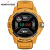 North Edge Mars 2 Full TFT -skärm Touch Smart Watch Men Blodtrycksövervakning App Control IP68 Digital Outdoor Sports Watch