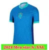 Nya 2024 Brasils Jersey Vini Jr Soccer Jerseys Home Away Shirts Mens Kids 24 25 Maillot Foo Brasils Richarlison Rodrygo Jersey Shirt Camiseta Futbol2