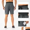 Tenue de yoga ll hommes cyclistes sports courte jogger pantalon avec poche élastique de course à pied d'entraînement gymnase