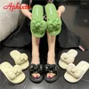 Slippers APHIXTA 2024 Green Summer Femmes APPLIQUES COFFFORT