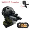 Télescopes NV8160 8x Digital Night Vision Binoculars HD 1080p Infrarouge Head Mount Hunting Telescope 400m Surveillance Camping Equipment