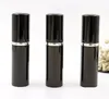 Rempillue bouteille noire couleur 5 ml mini portable Regilable Perfume ATOMERIZ LES PLUTLES DE SAPPLES VIDES BOUTEUR