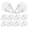 Keukenopslag 50 pc's porseleinen plaat decoratieve zelfklevende po hooks home muur gemonteerd frame ambachtelijke display hangende ijzeren hanger schilderen