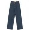 Women's Jeans Women 2024 Summer Thin Section Was Korean Version Of High Waist Wild Loose Nine-point Wide-leg Pants