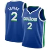 Magni da basket Doncic Youth Luka Doncic Irving City 77 11 Blue Kids Black Edition Green Jersey 2023 2024