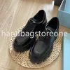 Designer Triangle Lefu chaussures couple Single Shoes rétro une étape d'épaisseur de petites chaussures en cuir 35-41 ...