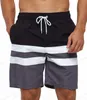 Mentes de natation shorts Stripe 3d Surfing Board Short Kids Beach Shorts de plage pour hommes Swimks Masculina Sports Fitness Pantal