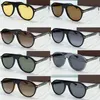 Designer PILOT HORN SUNGLASSES Mens Womens pilot Frame Casual beach glasses FT1047 P Top quality with original box