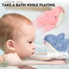 Sand Play Water Fun Baby Bathing Toy Cute Cartoon Elephant Frog Shark Water Spray Sprinkler Bathroom Sprinkling Shower Swimming Water Toy L416