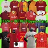 23/24 Maglie di calcio Quarta TOTTI Dybala Retro Pellegrini Abraham Shirt da calcio 2023 2024 Fan Player Versione 89 90 91 92 94 95 96 97 98 99 00 01 05 06 17 18 Home Away 3rd 3rd 3 °