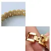 Łańcuch Miniamlist Titanium Steel Bracelets for Women Men Nowe złote opaski na rękę Banles Banles Cuban Chain luksusowe biżuterię Prezenty D240419