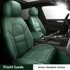 Özel Uyum Ön Alcan Tara Deri Karışık Otomobil Koltuğu Kapaklar 2 Satır 4-5 Seaters Tam Set Audi A6 A4 A1 Q3 Q5 Q7 için Özelleştir