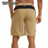 TACVASEN Men Summer Outdoor Shorts Quick Dry Knee Length Hiking Fishing Running Lightweight MultiPockets Workout 240417