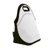 Сумка сублимация Tote Blancs неопрена многоразовая сумочка изолированные мягкие мешки с обедом с дизайном молнии для рабочей школы FY3499 GG0130 S
