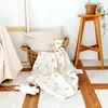 Couvertures Bobotcnunu Ins Born Baby Babyet Corean Bear Brodery Kids Sleeping Cotton Liberte Accessoires