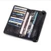 Wallets Aetoo Vintage Sheepskin Handmade Wallet, Pleated Leather Multifunction Wallet, Trendy Wallet for Storing Documents