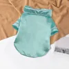 Dog Apparel Soft Fabric Pet Sleepwear Pajamas With Shirt Collar Comfortable Two-legged For Dogs Cats Button Closing