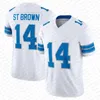 2024 Amon-Ra St Brown 26 Jahmyr Gibbs Football Jersey Sam Laporta Barry Sanders Jameson Williams Brian Branch Malcolm Rodriguez Jared Goff Penei Sewell Montgomery