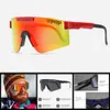 Sport Eyewear Cycling UV400 Outdoor szklanki podwójne nogi rowerowe okulary przeciwsłoneczne szerokie widok mtb gogle Uv400 z obudową