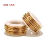 Pendant Necklaces 10meters/roll Gold Stainless Steel Wire 1mm Beading Rope Cord Fishing Thread String For DIY Necklaces Bracelets Jewelry Making 240419