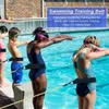 Nuovo attrezzatura per la resistenza alla resistenza alla corda elastica del nuoto Attrezzatura imbracatura di allenamento di nuoto Attrezzatura di fitness portatile per tutto il corpo