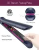 Angenil Professional Flat Iron 1 인치 헤어 스트레이트너 및 컬러 2 in 1 모든 헤어 유형에 대한 조절 가능한 온도 240401