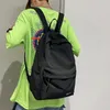 Plecak moda wodoodporna nylonowa kobiety żeńskie torba podróżna plecak szkolna dla nastoletnich dziewcząt solidny kolor bookbag mochila