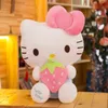 도매 귀여운 딸기 고양이 플러시 장난감 장난감 어린이 게임 플레이 메이트 홀리데이 선물 발톱 기계 상 40cm98111
