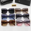 Sonnenbrille Designer Sonnenbrille Luxus Sonnenbrille für Frauen Männer Modestil Sommer polarisierte Sonnenbrille Brille Beine mit Buchstaben Objektiv Unisex mit Box