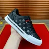 Casual schoenen Europees voor mannen echte lederen trend print flats skateboard jeugdstraat sneakers