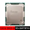 Processeur de serveur utilisé Intel Xeon E5-2697RV4 CPU LGA 2011-3 pour X99 2697R V4 LGA2011-3 LGA20113