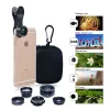 Filters Apexel 5 in 1 HD Camera Lens Kit Fisheye Lens+0.63x Wide Angle+15x Macro Lens+2X Telephoto Lens+CPL Lens for iPhone Samsung DG5