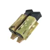 Упаковки тактического жилета двойной журнал мешочек 9 мм системный журнал Ammo k Plate Clip Clip Backs Holder Pocket