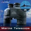 Télescopes Télescope imperméable 10x50 avec des jumelles USCamel Compass pour la chasse aux coordonnées de la Marine Autofocus de vision nocturne militaire