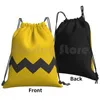 Backpack Shirt Drawstring Bags Gym Bag Waterproof Yellow Club Homeboy Kids Cartoon Character Rad Bmx Good Grief Lucy Chuck