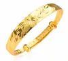 New Fashion Bracelet Flower Pattern Adjustable Gold Ladies Bangle Elegant Simple Brand Jewelry Beautiful CollocationBR700959542485