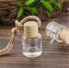 Car Perfume Bottle Cars Pendant Ornament Essential Oils Diffuser 12 Designs Air Freshener Fragrance Empty Glass Bottles