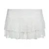 BIIKPIIK RUFFLES CASUAL SAIRS SAIRS FOTHA DE MODATE ALL MUNIMA MINI MINI SKIRS SWEET Bottom Roupel