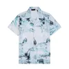 Designers chemises shorts de plage masculins mode hawaii chemise de bowling floral chemises décontractées hommes pantalon à manches courtes chemise robe variable 688