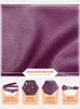Drawstring Zency äkta läder mode lila kvinnor axelväska hög kvalitet elegant lady crossbody väskor svart messenger 2024